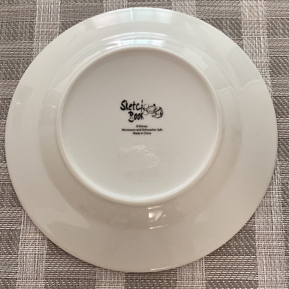 Disney Minnie Mouse Sketch Book Salad Plate Set of Two - Picture 2 of 2